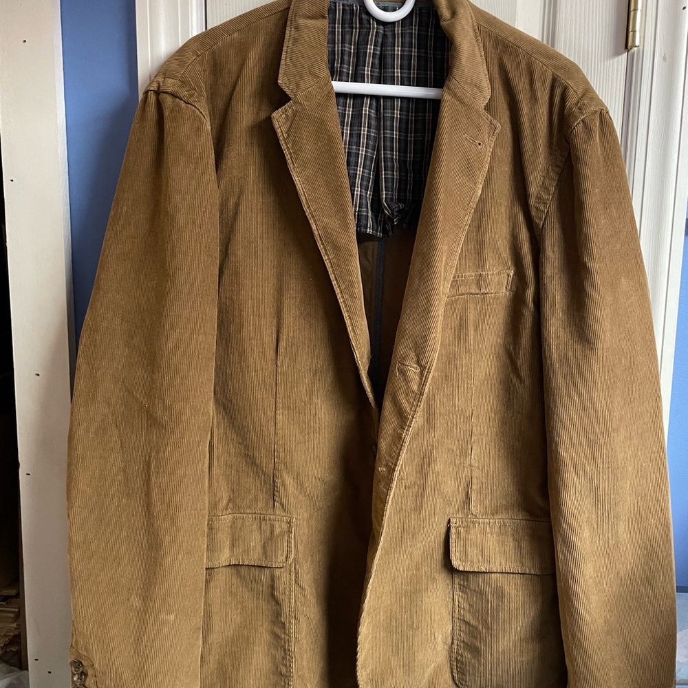 J CREW MEN'S CORDUROY BLAZER JACKET SPORT COAT XL EXTRA LARGE 96333.